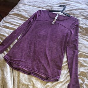 Lululemon Purple Long Sleeved Top